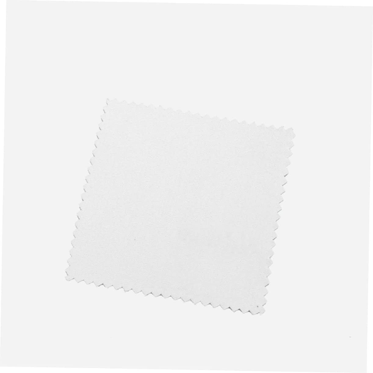 100pcs Jewelry Cleaning Cloths Microfiber Silver Polishing