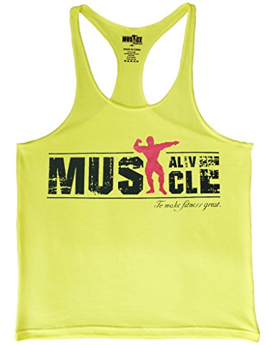 Heren Gym Bodybuilding Tank Top Stringer Vest Fitness Workout Sportkleding Katoen - Image 3