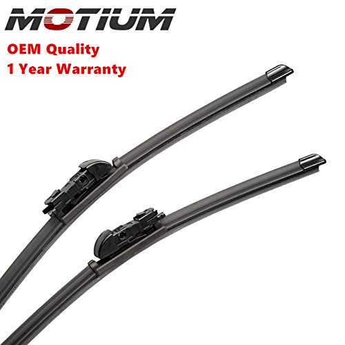 MOTIUM Multi-Adapter 26"+24" Premium All-Season Windshield Wiper Blades (Set of 2)