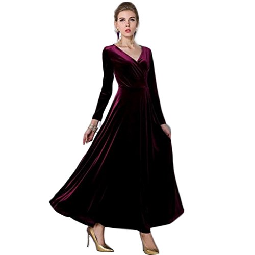 Donne vestono velluto maxi