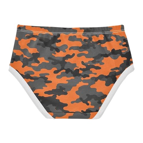 Cotton Toddlers Underwear Floral Classical Camouflage Black Orange Panties Little Girl Pattern Kids Undies Briefs 2t2