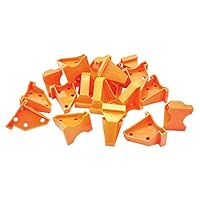 Bodenbelagsabstandshalter, 20er Pack Laminatfußboden Werkzeuge, Bodenabstandshalter mit 1/4 und 1/2 Abstand, Kompatibel mit Vinyl Planke, Verbundboden, Hartholz Schwimmendem Boden, Stabiles Dreieck