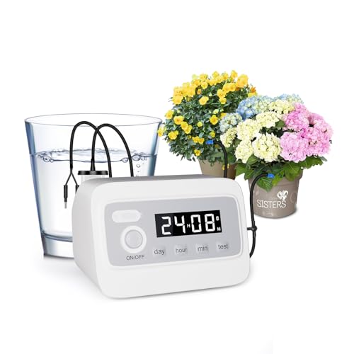 49FT Automatic Plant Watering System&ndash;HEKIWAY 390 Adjustable Watering Modes, Supports 15-36 Pots...