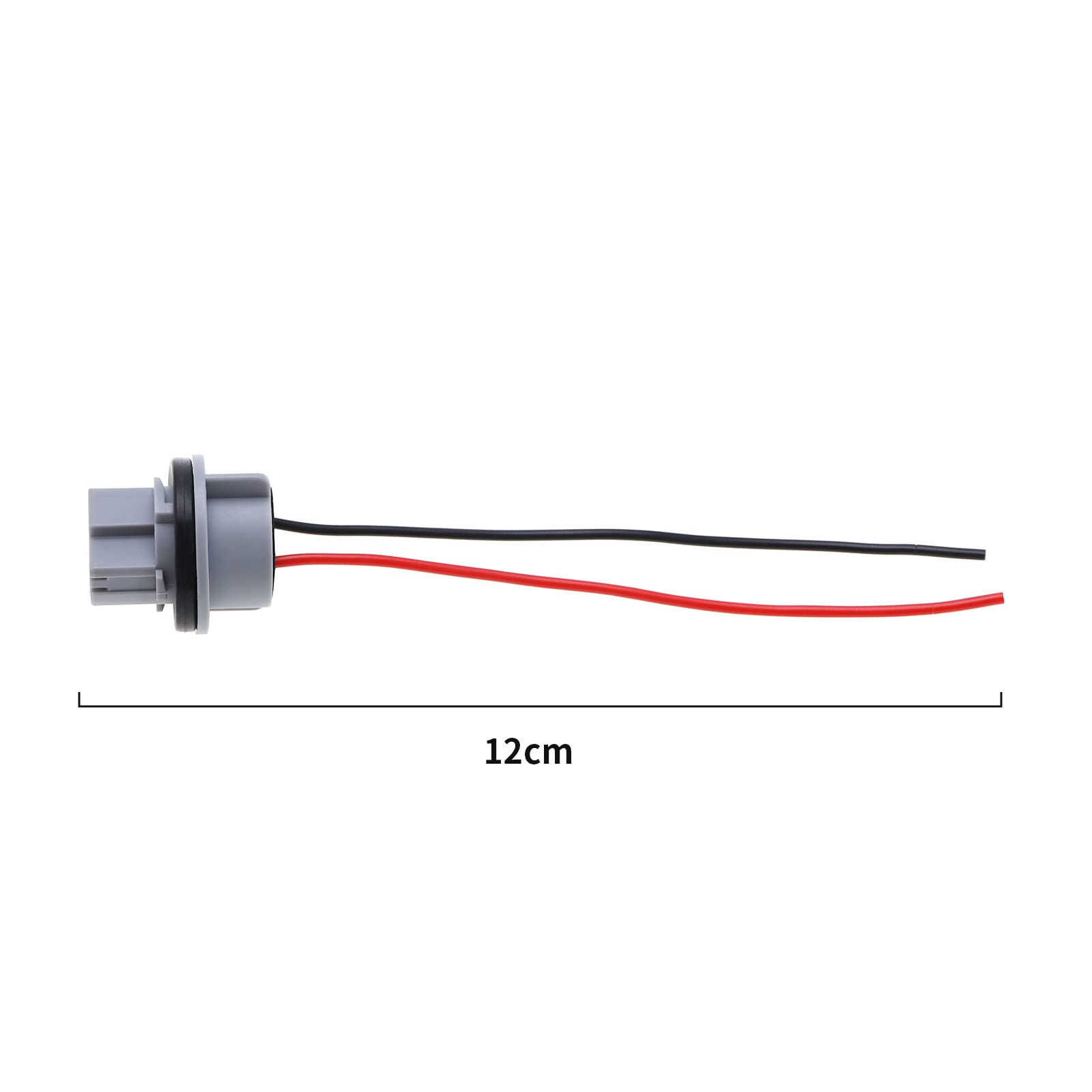 2 szt. T20 gniazdo żarówki 7440 uchwyt lampy adapter podstawa światła wtyczki wtyczki wstępnie okablowane gniazda okablowania do samochodów ciężarowych, przyczep łodzi, przyczep kempingowych