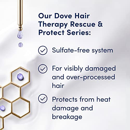 Dove Rescue And Protect Shampoo, 33.8 Fl Oz - Sulfate Free Shampoo For Damaged Hair thumb #3