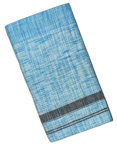 Image of Self Design Lungi & Dhoti for Men (Unstitched)| Lungi for Mens Cotton Blend | 2 Meter | Soft, Lightweight & Breathable Fabric | Ethnic Wear for Daily Use