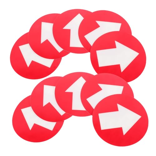 Anneome Adhesive Arrow Reflective Trail Markers 10pcs for Outdoor Camping Guidance