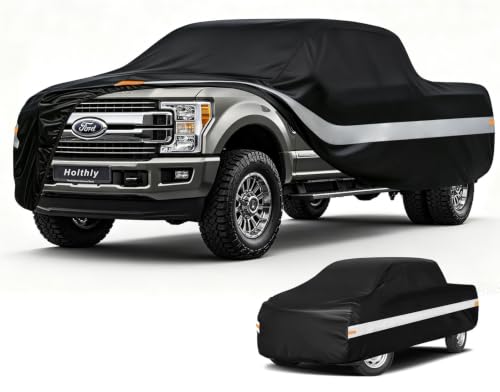 Image of 10 Layers Truck Cover Waterproof All Weather. Pickup Truck Cover Rain Snow UV Dust Protection. Length: 256-270 inches, Universal Fit for HR-B-PK-XXXL(705)-0.