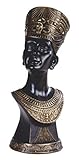 GSC 88415 14 Inch Egyptian Queen Nefertiti Bust, Black