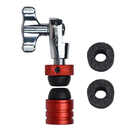 HAMPBACK Magnetic Hi-Hat Clutch, Quick-Install Drum Hi-Hat Clutch with Chrome Finish, Durable...