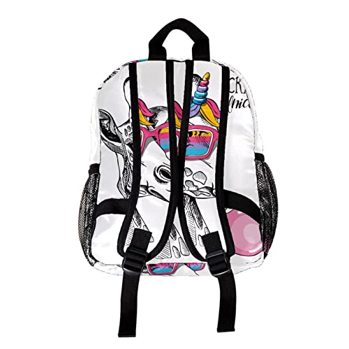 Sac à dos à carreaux multicolore mignon pour enfants - 2
