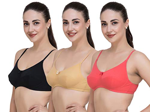 Image of Fasense Women's Wire Free Non Padded Cotton Bra