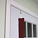 Evelots Door Draft Stopper-36 Inch-Free Over the Door Hook-Heat Stay In-Burgundy