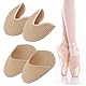 2 Paar Ballettschuh Zehenpolster, Zehenkappen für Spitzenschuhe Ballett, Allet spitzenschuhe zehenschoner, Weiche Zehenpolster für Damen und Mädchen, 2 Größen (Hautfarbe)