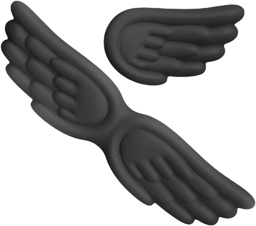 Sanfly Angel Keyboard Wrist Rest Set, Ergonomic Keyboard Wrist Rest and Mouse Pad with Wrist Support for Computer, Gaming, Office