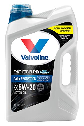 Valvoline Daily Protection SAE 5W-20 Synthetic Blend Motor Oil 5 QT