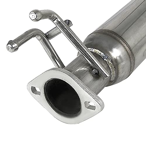 Spec-D Tuning Full Catback Exhaust System W/Titanium Burnt Tip Compatible With Honda Civic Ex 2 4 Door 2001-2005 #TOP1