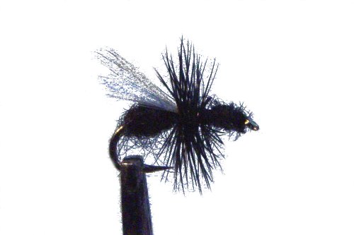 4 x Mouche sèche - Fourmi Noire - pêche à la Truite - Taille au Choix