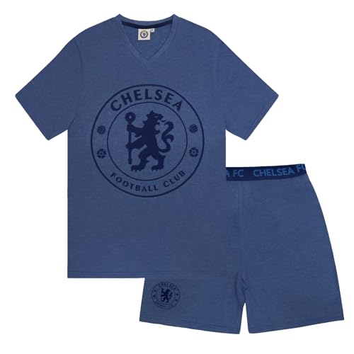 Chelsea FC Official Soccer Gift Mens Loungewear Short Pajamas2