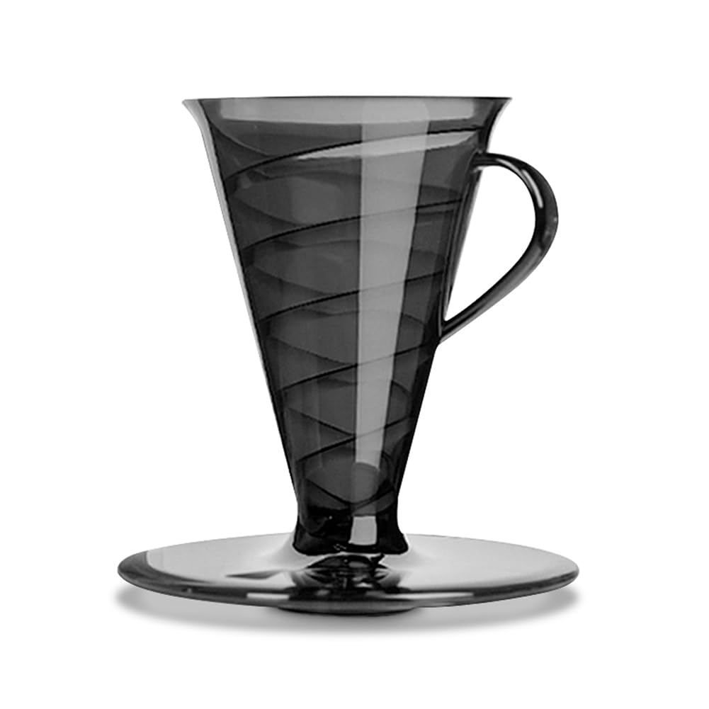 CTRLZS Conical 30 Single Coffee Dripper,1-2Cups Hand Brew Coffee Filter Cup V30 Funnel Drip Filter Cup Coffeeware Tools A