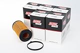 Baldwin P7399 Oil Filter Element (6-Pack) | Compatible with Audi A4 B7, A3 8P, VW GTI Mk5, Jetta