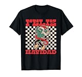 Photo Gallery retro cartoon natale cactus | feliz navidad maglietta Photo Gallery retro cartoon natale cactus | feliz navidad maglietta
