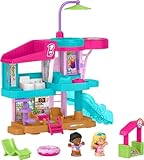 Picture of Fisher-Price Little People Toddler Toy Barbie Beach House Playset, Figures and Accessories for Preschool Pretend Play Kids Ages 18+ Months