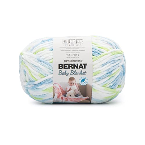 Image of Bernat Blanket Chunky Chenile Acrylic Yarn - 1 Pack of 300g /10.5oz #6 Super Bulky Heavy Weight Yarn for Knitting and Crocheting, Amigurumi, Thick Blankets (Funny Prints, 220 Yards 1-Pack)