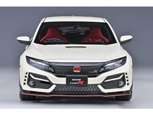 Modelo Auto 2021 Civic Type R (FK8) 1/18 Blanco miniatura 7