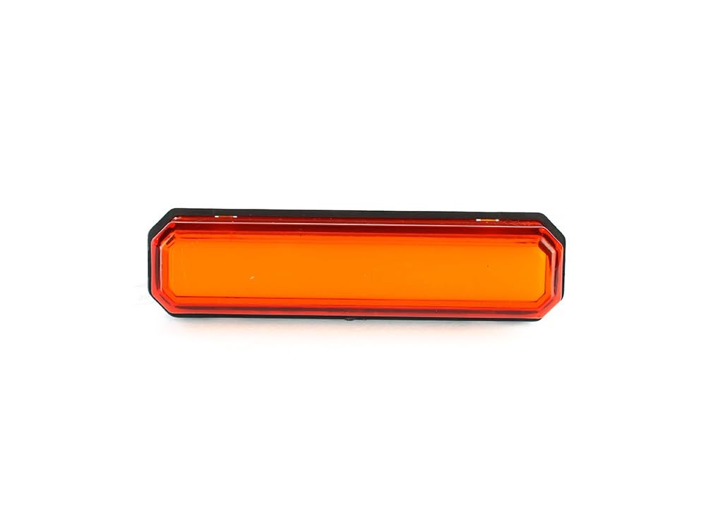 Generisch 10x NEON Gelb Begrenzungsleuchten Seitenmarkierungsleuchten 12V 24V Positionsleuchten für LKW, Anhänger, Wohnmobil, Wohnmobil, Pickup, Traktor, LKW, SUV, Boot