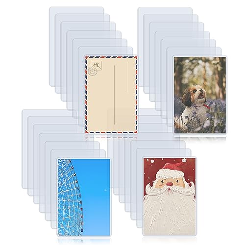 Protection rigide B6 Rainmae en plastique transparent pour pages 12,7x17,8 cm