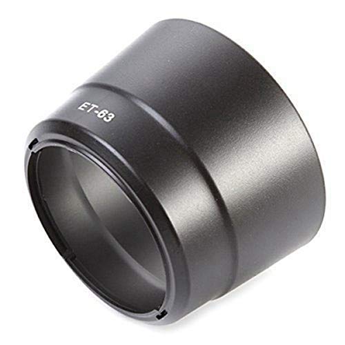 Canon EF-S 55-250mm レンズとET63カバー Amazon.com : ET-63 Lens Hood Shade for Canon EF-S 55-250mm f