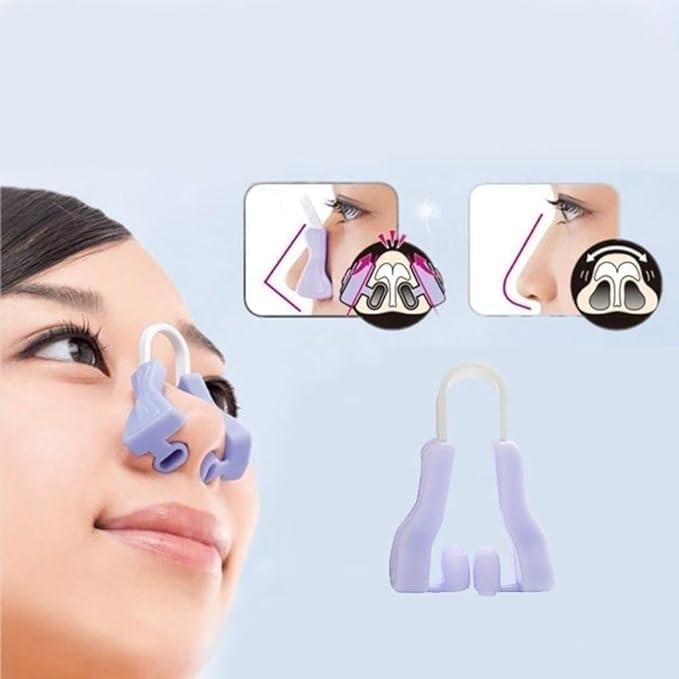 Koffing Nose Shaper Clip for Men & Women, Nose Uplift Tool for Daily Use, Compact Nose Slimming Clip for Nose Bridge Shape, Clip for Personal Care Routine (Multicolor) 4