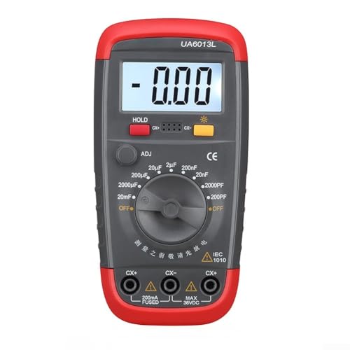 Compteur de capacite numerique portable testeur electrique de precision avec plage 200pF a 20mF