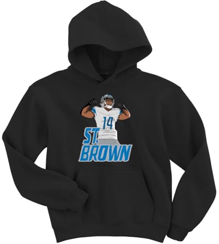 Amon-Ra St Brown Touchdown Detroit Hooded Sweatshirt Hoodie