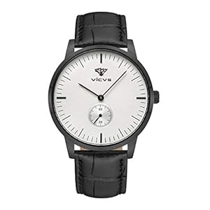 VICVS Herren- / Damenmode-Uhr Formelle lässige wasserdichte Quarzuhr