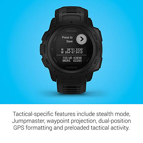 Garmin Instinct Solar Tactical, Rugged Outdoor Smartwatch with Solar Charging Capabilities and Tactical Features, Built… - Image 3