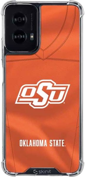 Skinit Clear Phone Case Compatible with Moto G Power 5G (2024) - Officially Licensed Oklahoma State University OK Cowboys Est 1890 Design