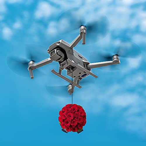 O'woda Mavic Air 2S Airdrop System with Foldable Landing Gear&LED Light for DJI Air 2S/Mavic Air 2 Accessories,(3-in-1)Thrower Payload Delivery Transport Device for Fishing Drone/Wedding/Search&Rescue