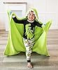 Lazy One Wearable Hooded Blanket for Kids, Animal Hooded Blanket (Dinosaur) #1