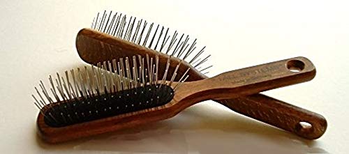 #1 All Systems Pin Brush - Oblong With Wooden Handle