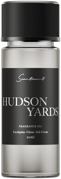 Scentiment Diffuser Oil – Hudson Yards | Aromatherapy Home Fragrance | Inspired by Equinox® Hotel | Luxurious Scent with Notes of Eucalyptus, Citrus, Soft Florals (20 mL)