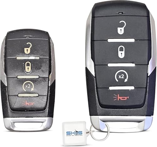 Key Fob Shell Compatible with 2019 2020 2021 2022 Ram