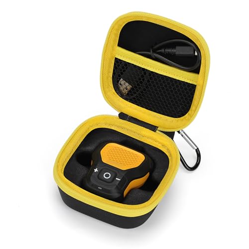 Case Compatible with DEWALT Wearable Bluetooth Speaker, Clip-On Wireless Jobsite Pro Water-Resistant Portable Speaker Storage Holder Bag (Case Only)