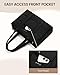 LOVEVOOK Laptop Bag for Women, Puffer Tote Bag for Work 15.6 Inch Large Computer Briefcase for Teacher Nurse, Quilted Lightweight Casual Shoulder Bag For Travel, Daily