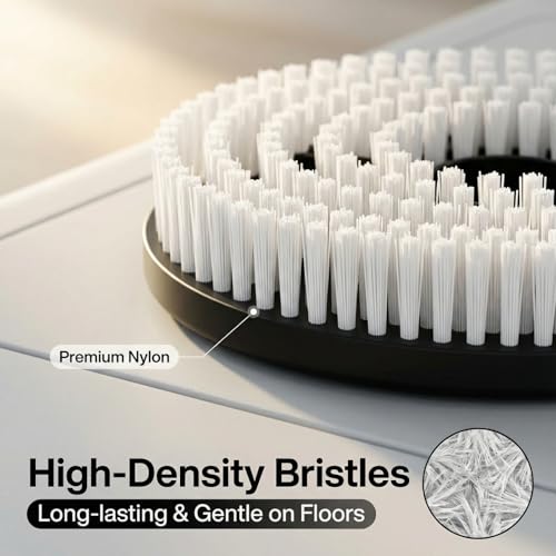 Image of Steam Mop Replacement Brush Pads for Shark Steam and Scrub Mop S8201 S8001 S7201 S7000 Series 2 Brush Heads +2 Microfiber Absorbent Pads