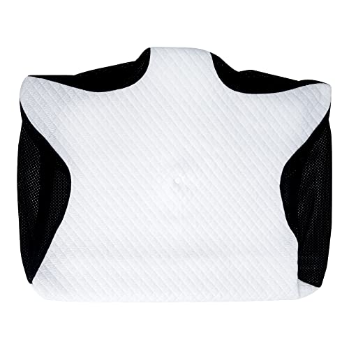 HOMCA Housse de Remplacement pour l'oreiller PL02, Taie d'oreiller de Rechange Lavable en Machine, Respirant, Noir