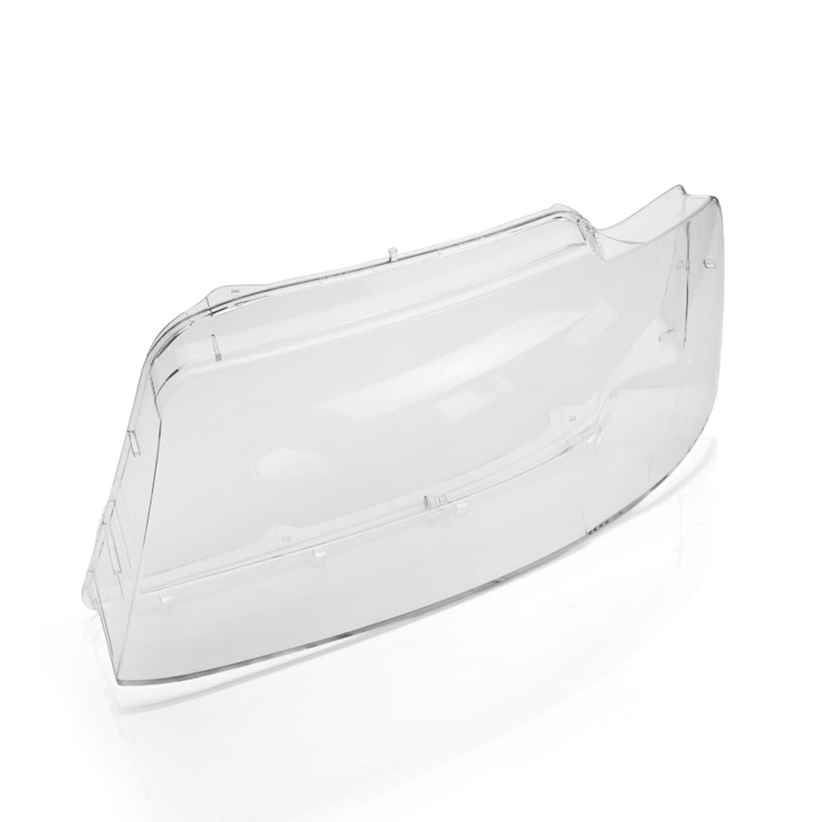 LST Scheinwerferglas (2er Set) Streuscheibe Hauptscheinwerfer Linsenscheibe Frontlicht Abdeckung Glas links + rechts transparent kompatibel mit Audi A4 B6 Limousine Avant 8E2 8E5 2000-2005
