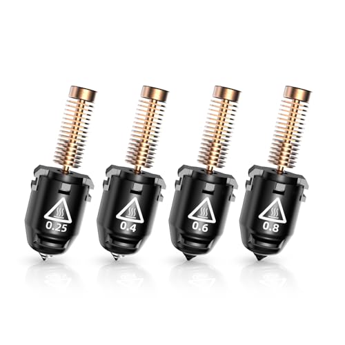 Ensemble de buses Flashforge pour imprimante 3D Adventurer série 5M, buse haute vitesse et à dégagement rapide 280 °C 6 Ensemble de buses Flashforge pour imprimante 3D Adventurer série 5M, buse haute vitesse et à dégagement rapide 280 °C