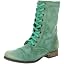 green leather